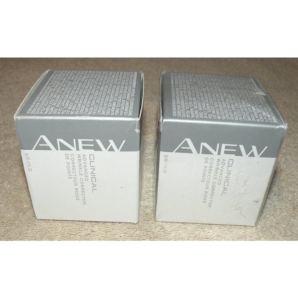 Lot 2 AVON Anew Clinical Advanced Wrinkle Corrector 1.7 Ounce New Sealed USA